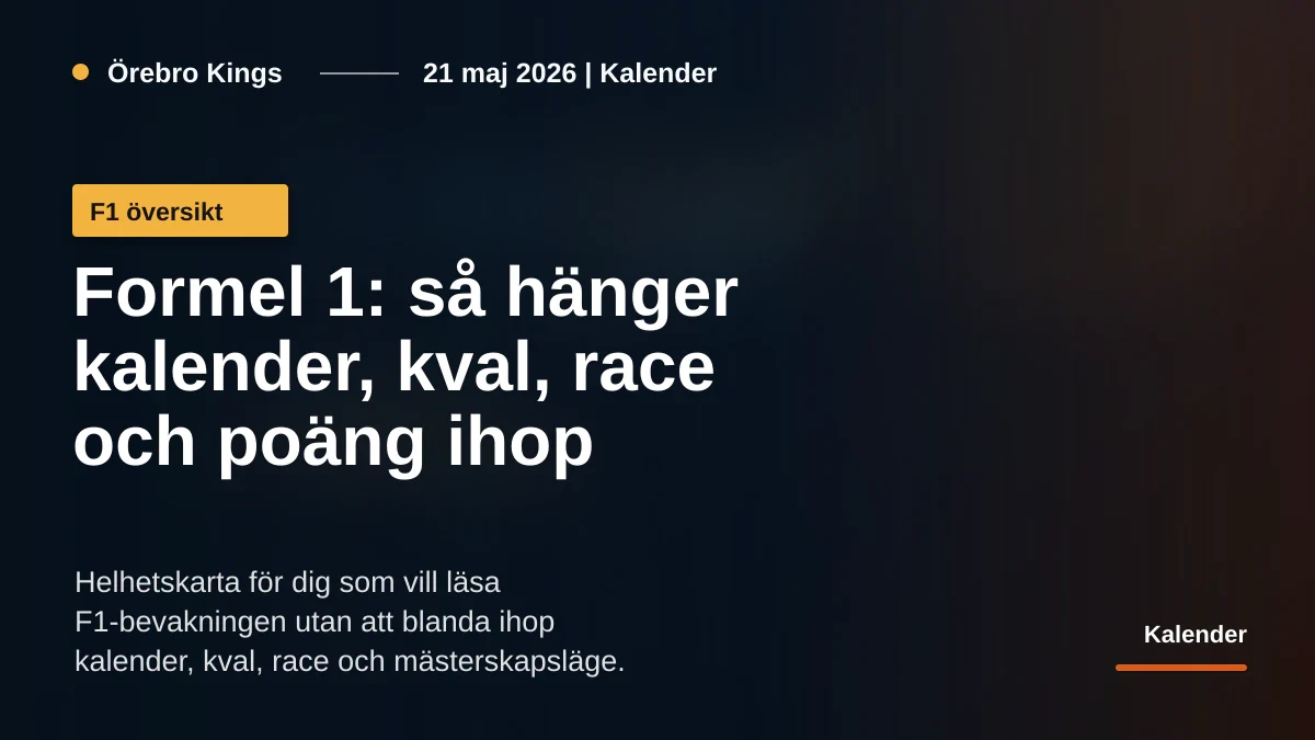 Ljust pressfoto från en F1-miljö med tidtagning och bana i bakgrunden.