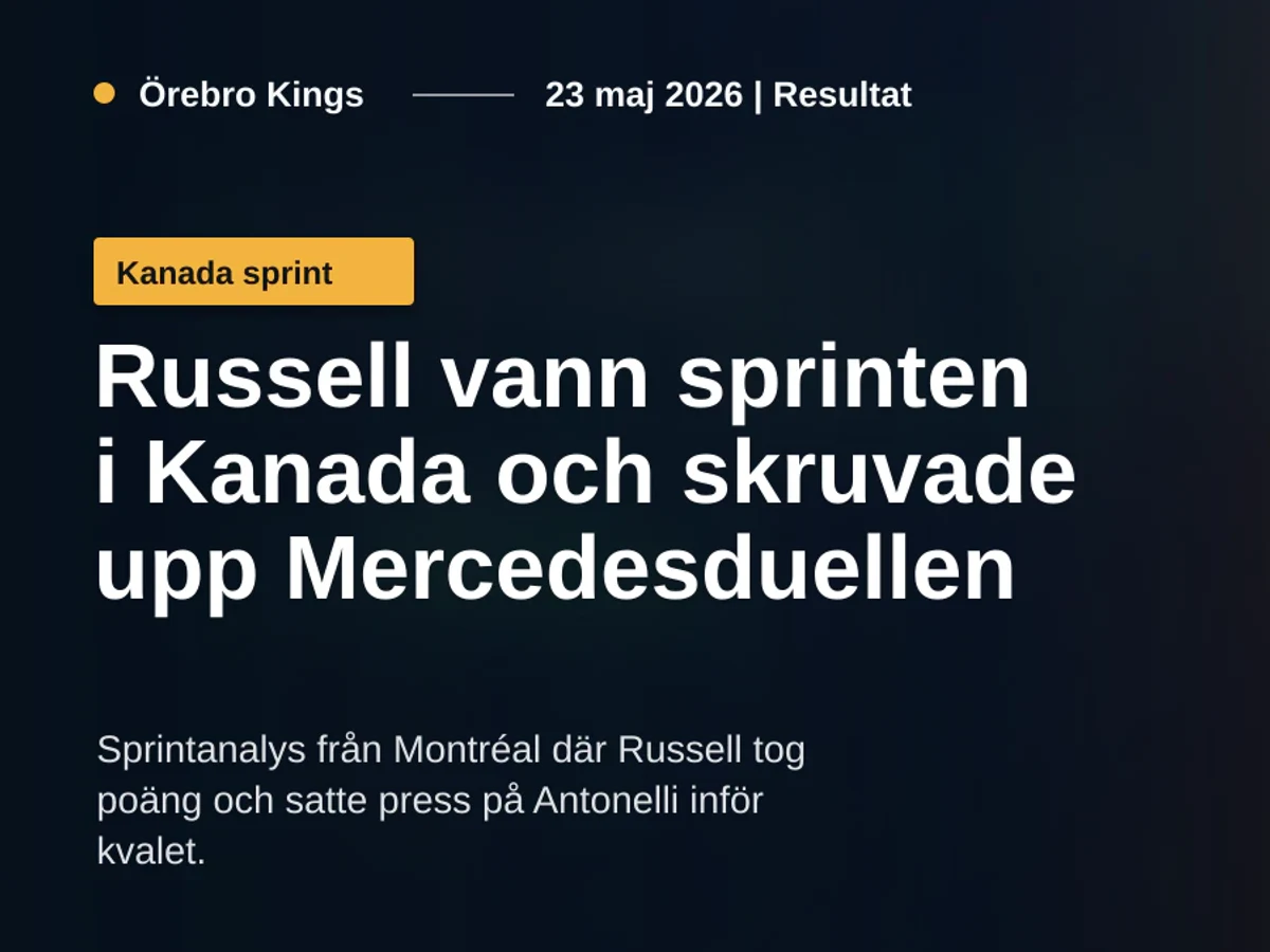 Generiska formelbilar i sprintfart på en stadsnära bana.