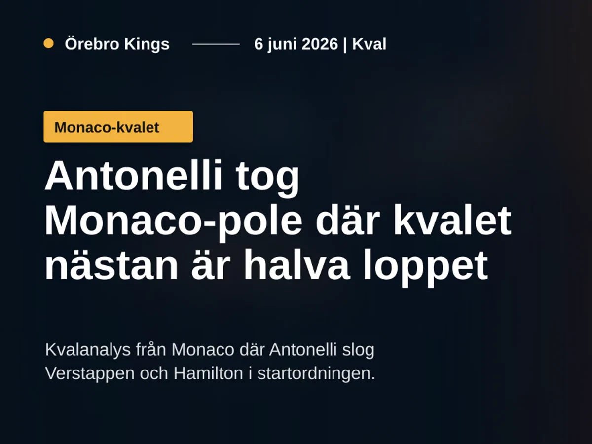 Generisk formelbil på en smal stadsbana som påminner om Monaco.