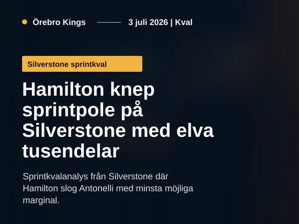 Generisk formelbil i hög fart på en öppen bana som påminner om Silverstone.